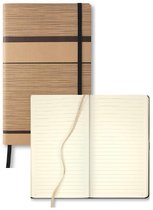 Castelli notitieboek A5 - Milano - Titami medium - ontworpen en gemaakt in Italië - 240 pagina's - gelinieerd - leeslint - opberg vak - 21 x 13 x 1.5 cm - cappuccino