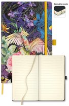 Castelli notitieboek A5 - Milano - Eden medium - ontworpen en gemaakt in Italië - 240 pagina's - gelinieerd - leeslint - opberg vak - 21 x 13 x 1.5 cm - kaketoe