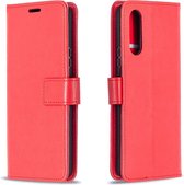 Sony Xperia 10 II Hoesje - Mobigear - Wallet Serie - Kunstlederen Bookcase - Rood - Hoesje Geschikt Voor Sony Xperia 10 II