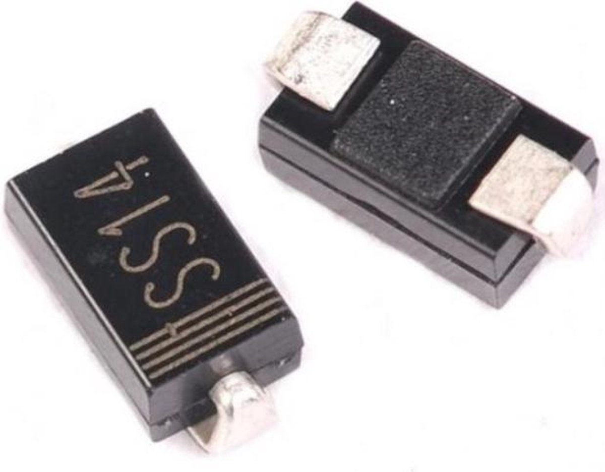 SS14 1A, 40V, SMD Diode | Schottky Barrier Rectifiers | verpakt per 10 stuks - Texas Instruments