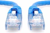 Netwerkkabel RJ45 M/M - Hoge Kwaliteit Netwerkkabel Blauw - Internet Kabel - 10 GB/ps - 20 M - CAT 5E Netwerkkabel voor PC's