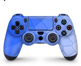 Playstation 4 Controller Skin Cells Blauw Sticker