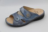 Finn comfort- slipper- torbole- jeans blauw- maat 41