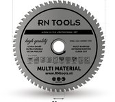 RNtools Cirkelzaagblad - Multi Material - ⌀216MM - 60 tanden - Zaagbreedte 2,4 mm - Dikte blad 1,8mm - geschikt voor onder andere - cirkelzaag - afkortzaag - zaagtafel - Bosch - De