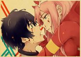 Darling in the Franxx 02 Bloody Kiss Anime Manga Poster 42x30cm