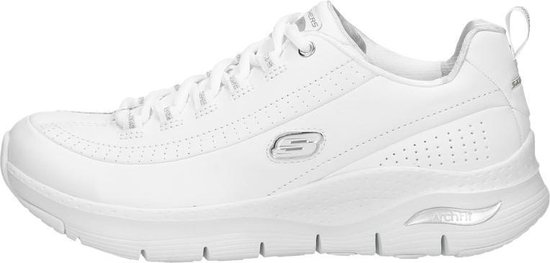 Skechers Arch Fit - Citi Drive Dames Sneakers - White/Silver - Maat 39