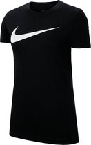 Nike Nike Park20 Dry Sportshirt - Maat M  - Vrouwen - zwart - wit