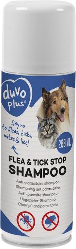 Anti-parasitaire shampoo tegen vlooien, teken, mijten en luizen - Voor hond en kat vanaf 3 maanden - 200ml