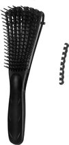 Anti klit Haarborstel|Detangler brush|Haarverzorging|Krullen|Zwart