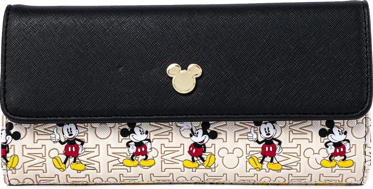 Portefeuille à rabat matériel Loungefly Disney Mickey Mouse | bol.com