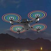 Drone met camera en led verlichting - inclusief extra accu en opbergtas