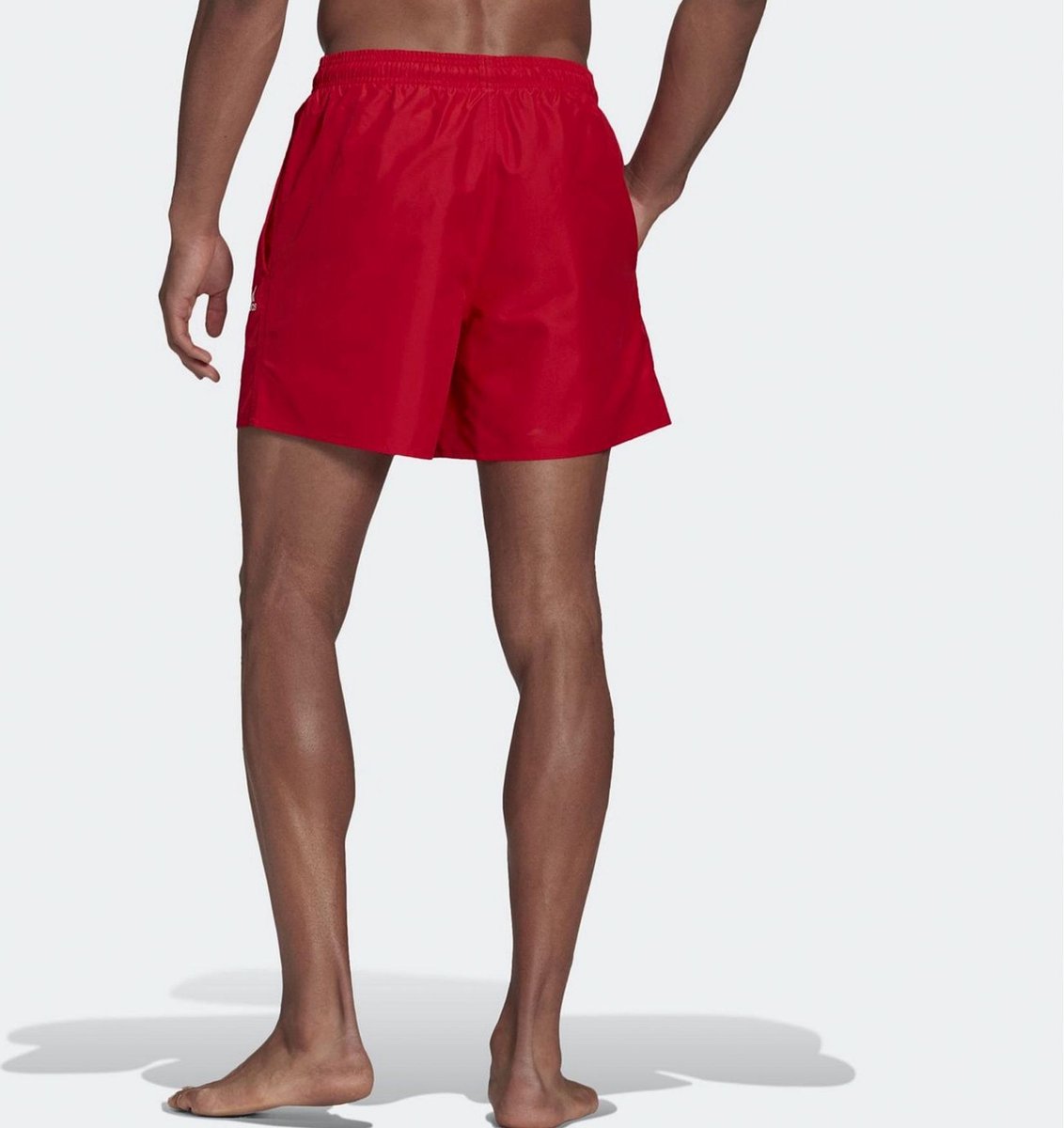 adidas - Solid CLX Swim Shorts - Rode Zwembroek - S - Rood | bol.
