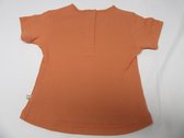 noukie's , meisje, t-shirt korte mouw , orange , thema  indiaan , 3 jaar 92 cm