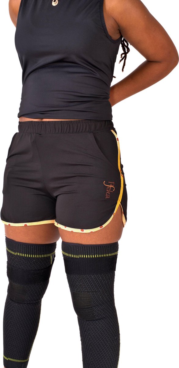Pfeka Shorts Dames sportkbroek met Afrikaanse tintje XL