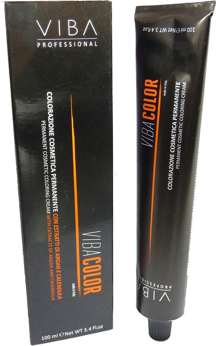 Viba Professional Viba Color Permanent Cosmetic Coloring Cream Haar kleur 100ml - 05.22 Light Intense Violet Brown