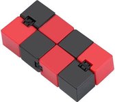 Infinity cube - Rood/Zwart – Fidget cube - Friemel kubus - gezien op Tiktok
