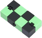 Infinity cube - Groen Zwart – Fidget cube - Friemel kubus - gezien op Tiktok