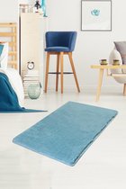 Nerge.be | Milano Turquoise 70x120 cm | %100 Acrylic - Handmade | Decorative Rug | Antislip | Washable in the Machine | Soft surface