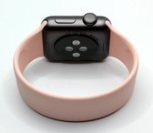 Geschikt Voor Smart Watch Sport Loop Band -  Licht Roze - 38mm En 40mm - L - Geschikt Voor Smart Watches - Maat: 38 en 40