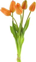 Arentzs tulip bundle sally 5 st. peach 49 cm kunstbloem Nova Nature