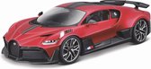 Bburago Bugatti DIVO 2019 rood metalic schaalmodel 1:18