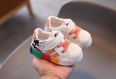 Kinderschoenen - Sneakers - Oranje sneakers - Meisjesschoenen - Maat 22