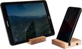 iPad / iPhone Tablet Houder Standaard - Duurzaam - Eikenhout