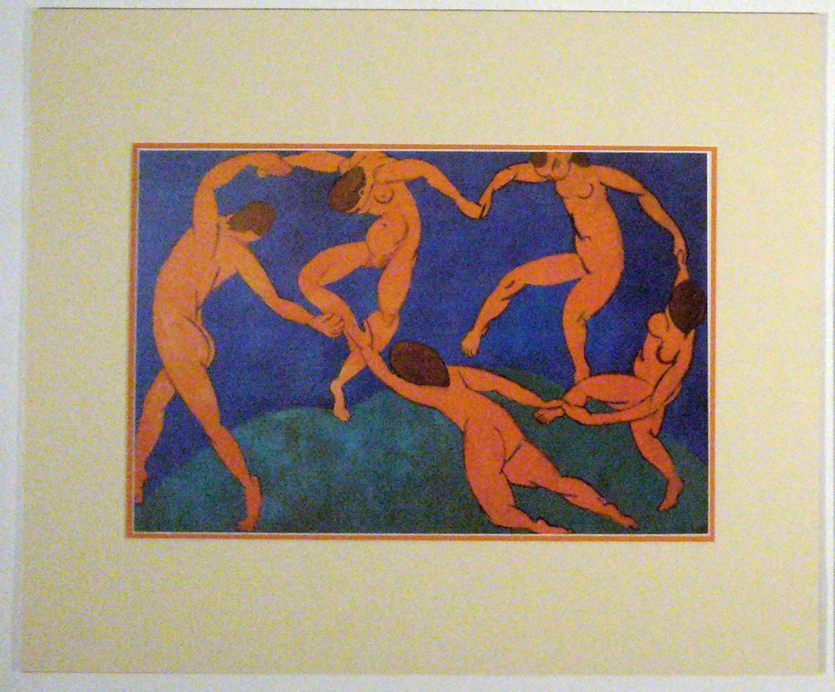 Catch Projecten Poster in dubbel passe-partout - Henri Matisse - The Dance - Kunst - 50 x 60 cm Kleur