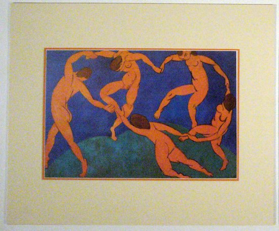 Poster in dubbel passe-partout - Henri Matisse - The Dance - Kunst  - 50 x 60 cm
