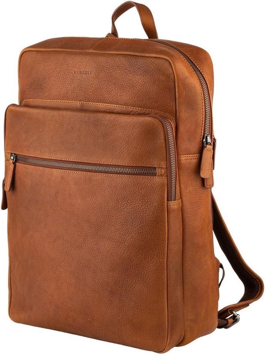 Burkely Antique Avery Backpack Zip 15.6 Cognac