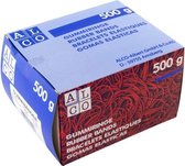 Elastieken Alco 80x4mm natuur - kartonnen doos 500 gram