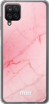 6F hoesje - geschikt voor Samsung Galaxy A12 - Transparant TPU Case - Coral Marble #ffffff