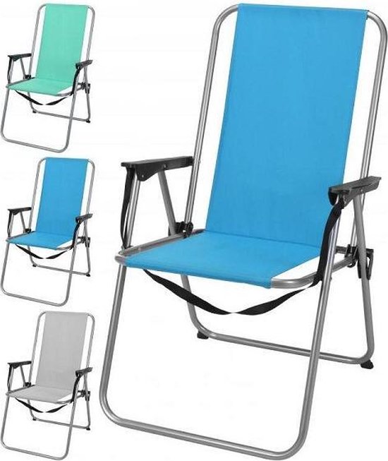 Unica-klapstoel-stoel-blauw-strand-kamperen | bol.com