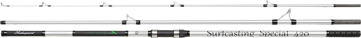 Shakespeare Glowstik Surf 453 - 200g - 3-Delig - Strandhengel - Grijs