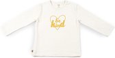 Frogs and Dogs - Shirt Be Kind s Off Mini - Wit - Maat 104 - Meisjes