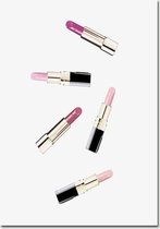 Beauty Poster Lipstick - 15x20cm Canvas - Multi-color