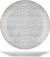 Dylana Grijs Dinerbord - Plat - Ø 26,8cm