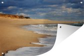 Tuinposter Cape Cod National Seashore - Golven op het strand van de Cape Cod National Seashore Tuinposter 60x40 cm - Tuindoek/Buitencanvas/Schilderijen voor buiten (tuin decoratie)