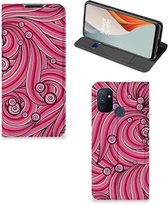 Coque pour téléphone portable OnePlus Nord N100 Coque photo design Swirl Pink