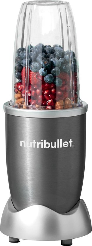 NutriBullet Pro - 5-delig - 900 Watt - Blender - Grijs
