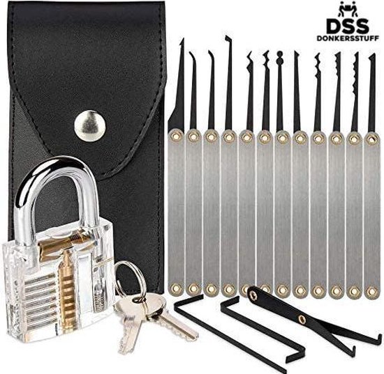 Essible 17-delig lockpick set - Lockpicking - Lock pick gereedschap tools -  Lockpicken... | bol.com