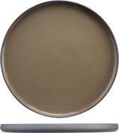 Iowa Taupe Dinerbord - Plat - Ø 27cm