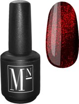Moen Nails Gellak - Black Red Glitter - Glanzend/Glitters - UV/LED