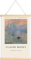 JUNIQE - Posterhanger Monet - Impression, soleil levant (1872) -40x60