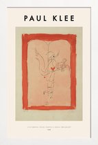 JUNIQE - Poster in houten lijst Klee - A Guardian Angel Serves a Small