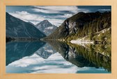 JUNIQE - Poster met houten lijst Nothing Beats Nature