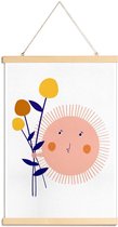 JUNIQE - Posterhanger Sunshine Bouquet -60x90 /Kleurrijk