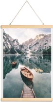 JUNIQE - Posterhanger Dolomites -60x90 /Blauw & Groen