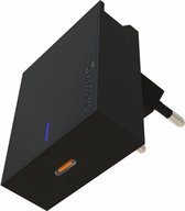 Swissten USB-C Snellader - Geschikt voor o.a. iPhone & Samsung - 45W - Zwart