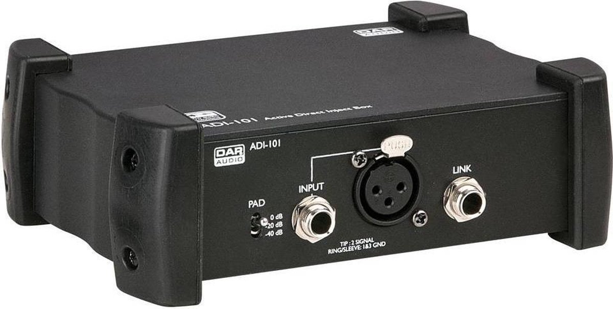 Dap Audio ADI-101 Actieve DI-Box Roadproof - 